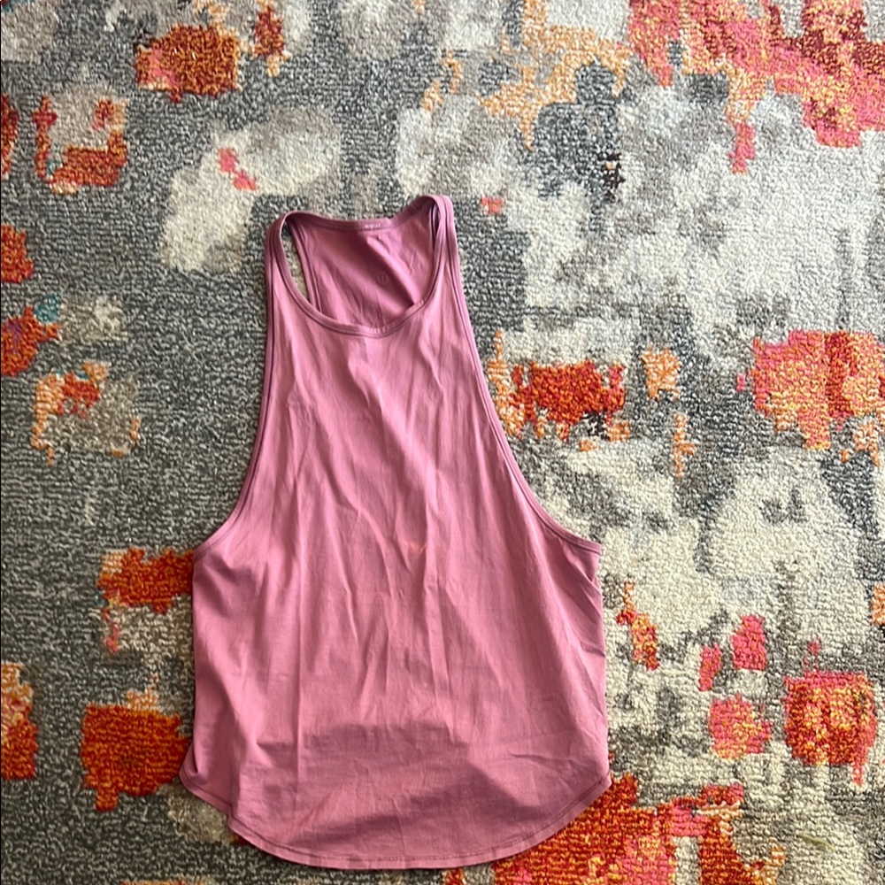 Lululemon Athletica Pink Muscle Tank Top